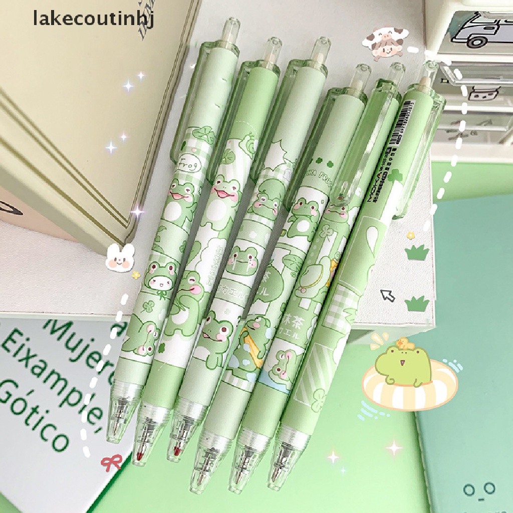 Set 6 Bút Bi Ngòi 0.5mm Họa Tiết Dễ Thương