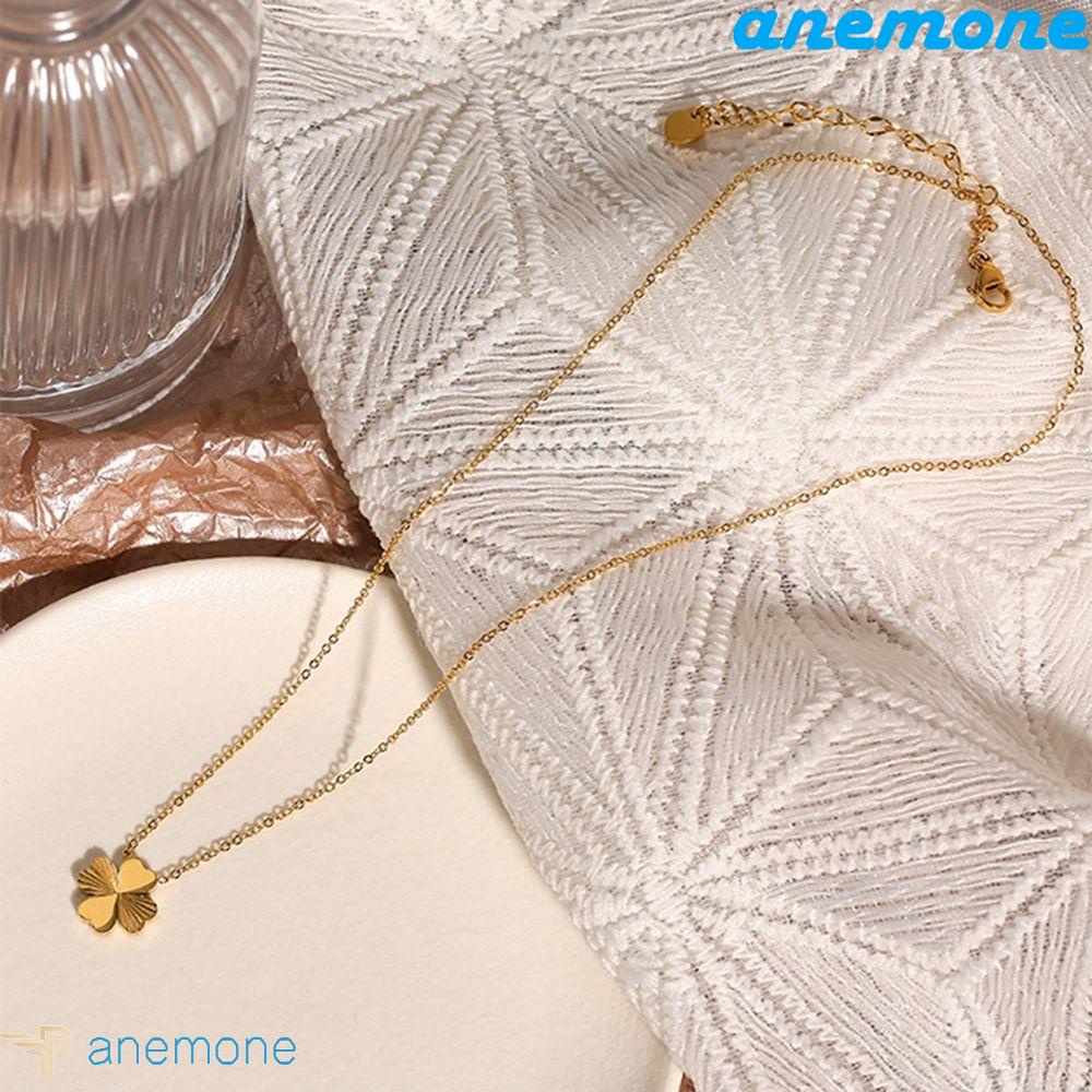 Vòng cổ Bằng Thép Titan Mặt Trái Tim Đơn Giản Phong Cách Hàn Quốc