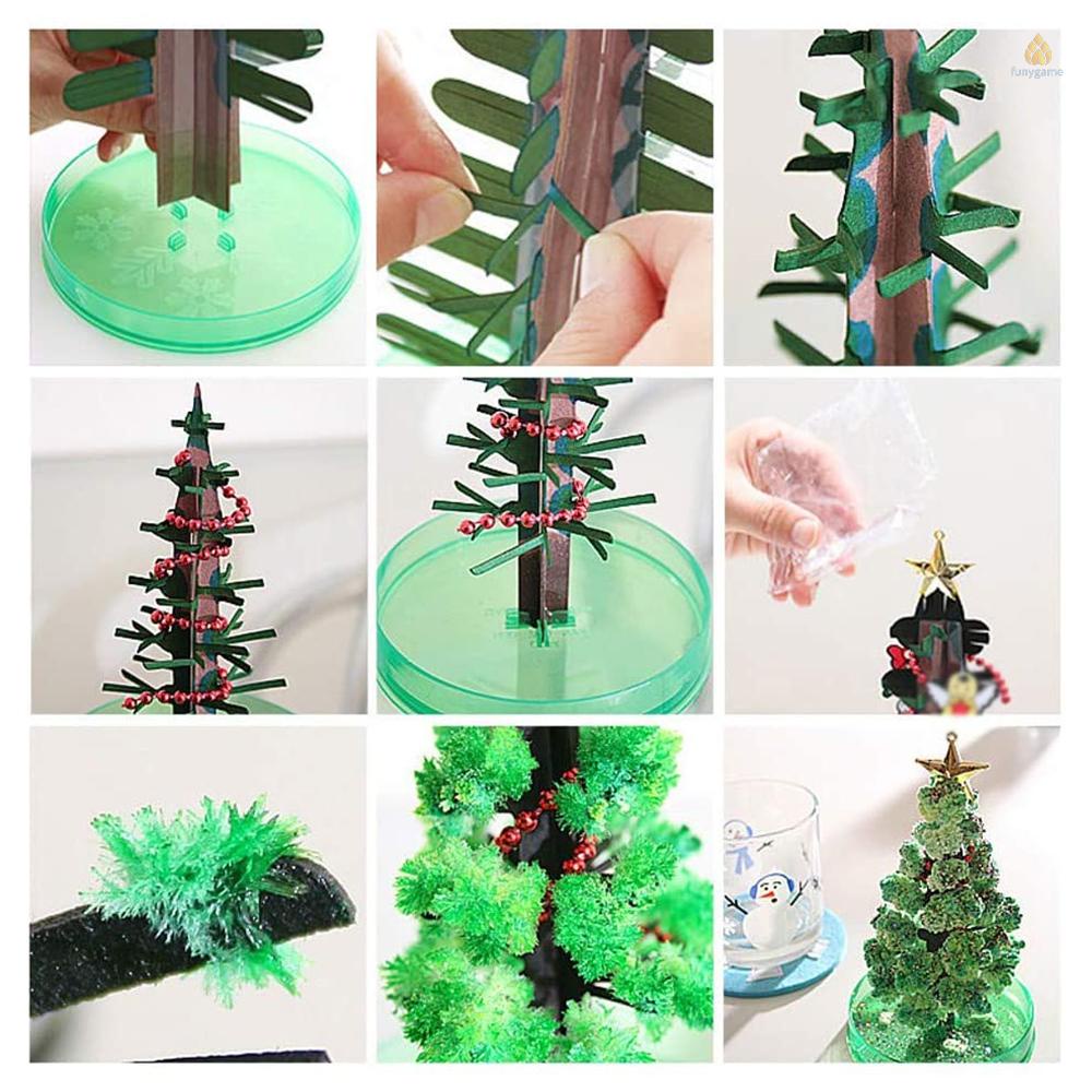 Cây Thông Giáng Sinh Bằng Giấy Nở Kích Thích Trí Thông Minh Cho Bé DIY