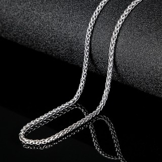 2.5/3.2mm Stainless Steel Twist Chain Male Chain Men and Women Punk Rock Style Necklace