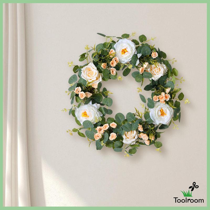 Vòng Hoa Bằng Lụa Dùng Trang Trí Cửa Nhà Hàng / Tiệc Cưới