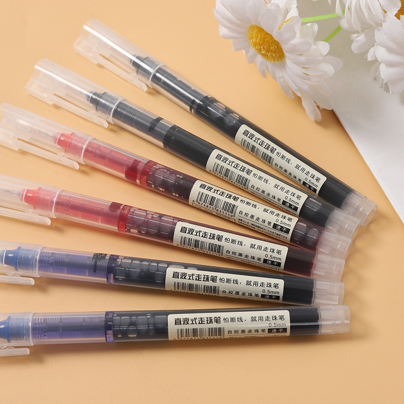 Bút bi nước mực gel nhanh khô ngòi 0.5mm