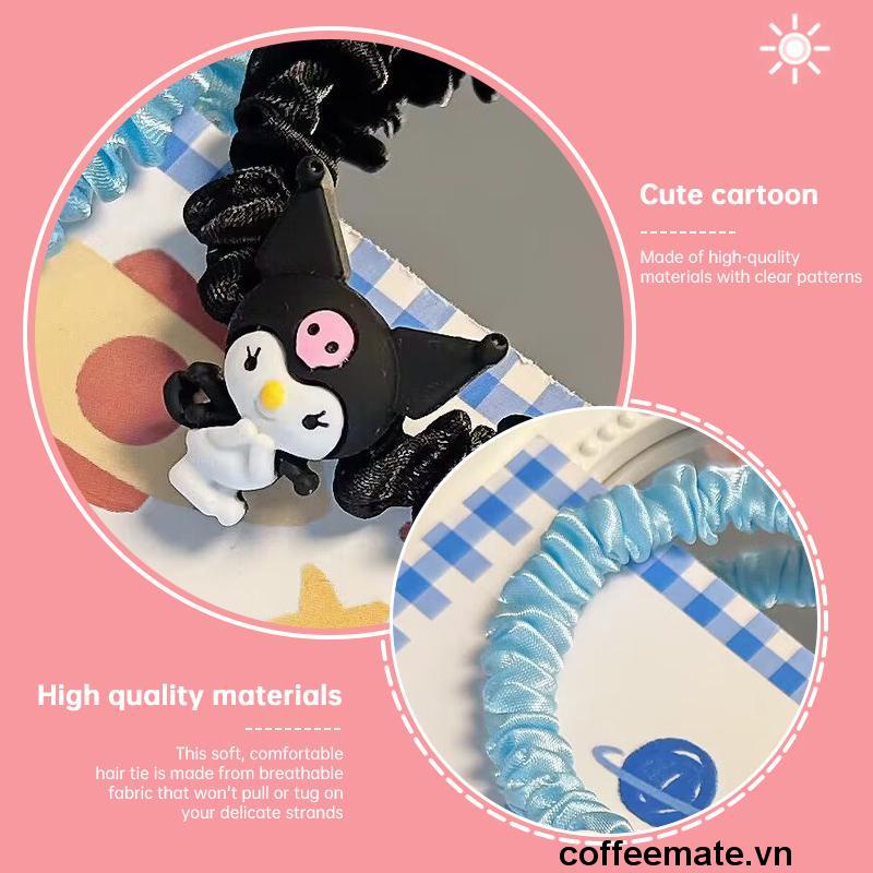⚡Dây Buộc Tóc Trong Suốt Họa Tiết Melody Kulomi Dễ Thương Dành Cho Nữ