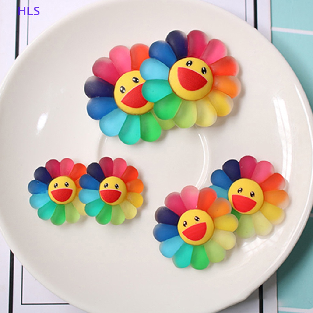 Kẹp Tóc Hình Hoa Hướng Dương Bằng Acrylic DIY Dành Cho Trẻ Em