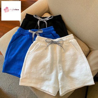 Quần short ống rộng lưng cao phong cách thể thao mùa hè năng động trẻ trung dành cho nữ