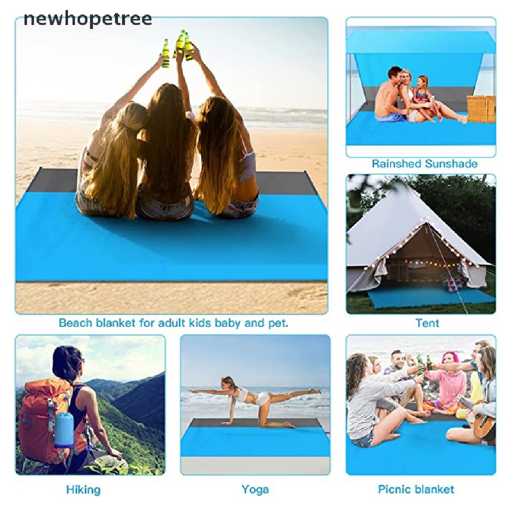 Thảm Dã Ngoại Không Thấm Nước 200x210cm Có Túi Tiện Dụng