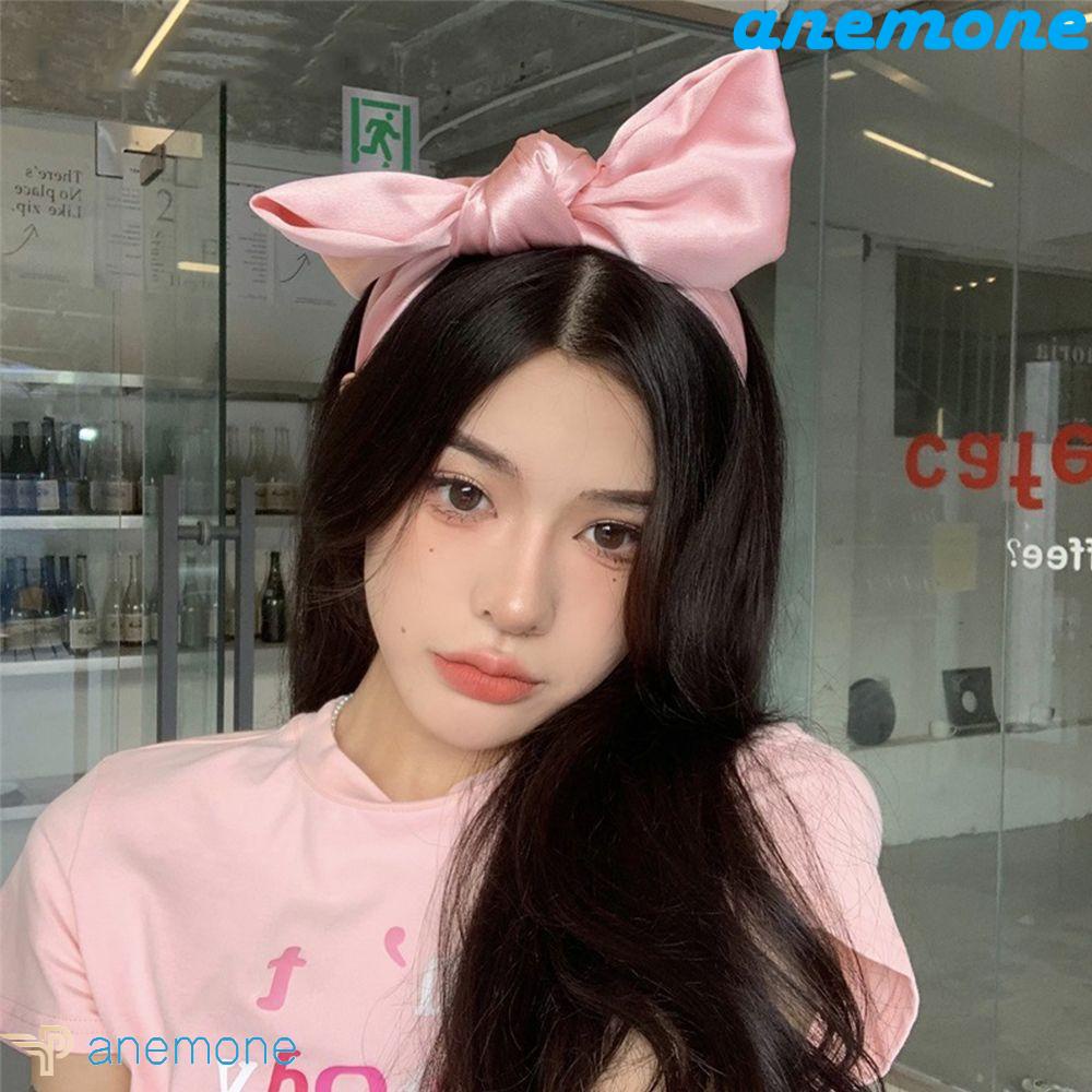 Băng Đô Cài Tóc Đính Nơ Siêu Lớn Thời Trang Thu Đông Cho Nữ