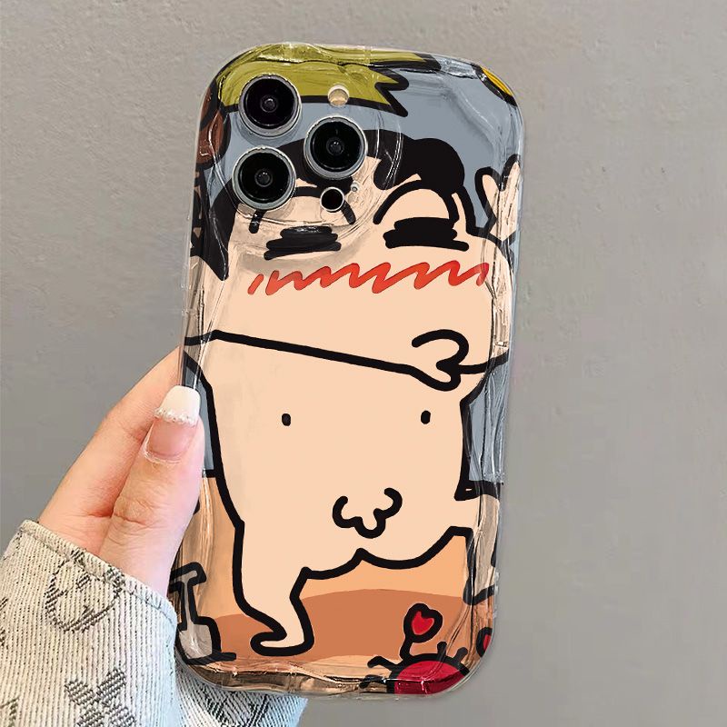 ✅Ốp Điện Thoại Tpu In Hình Cậu Bé Bút Chì Shin-chan Chống Sốc Cho iPhone 14 / 13 Pro Max 12 / 11 7 / 8p xs 13 iPhone 13 Pro, iPhone 13 Pro
