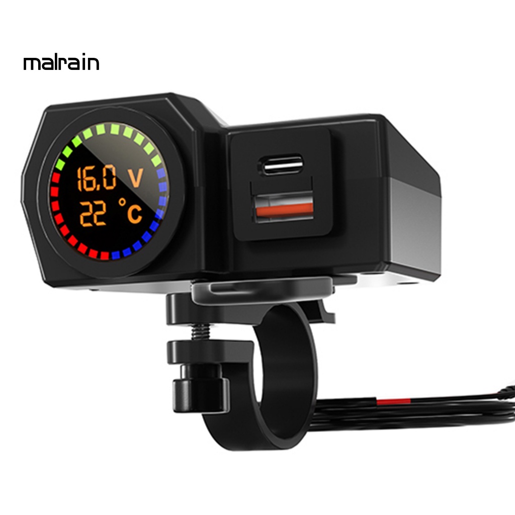 1 Bộ Sạc Điện Thoại USB 5V Tiết Kiệm Năng Lượng Chống Thấm Nước Cho Xe Máy