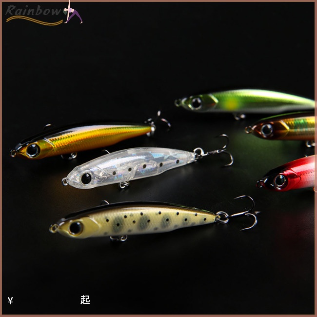 Mồi Giả Nhử Cá 3.5g 5.4g 8.3g Bằng Nhựa Gắn Kèm Móc Câu Tiện Dụng