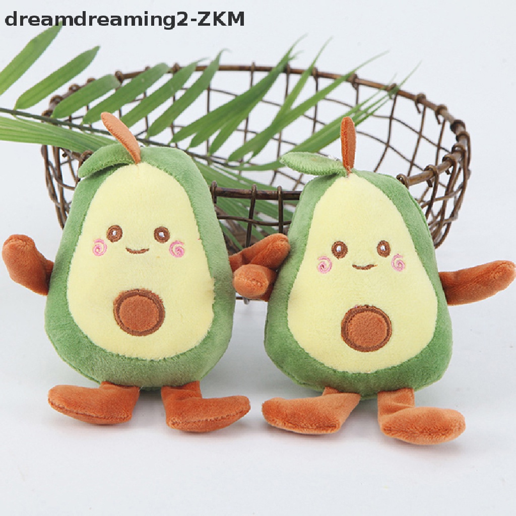 [Dreaming] Móc Khóa Đồ Chơi Nhồi Bông Hình Quả Bơ Hoạt Hình Dễ Thương Làm Quà Tặng Trang Trí Ba Lô [zkm]