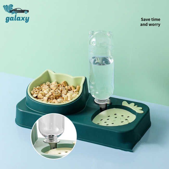 Galaxy Bát Đựng Thức Ăn 3 Trong 1 Chống Nghẹn Cho Thú Cưng