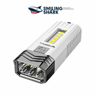 Smiling Shark SD0701 Led Đèn pin Mini cho xe đạp USB sạc không thấm nước đi bộ cắm trại ánh sáng