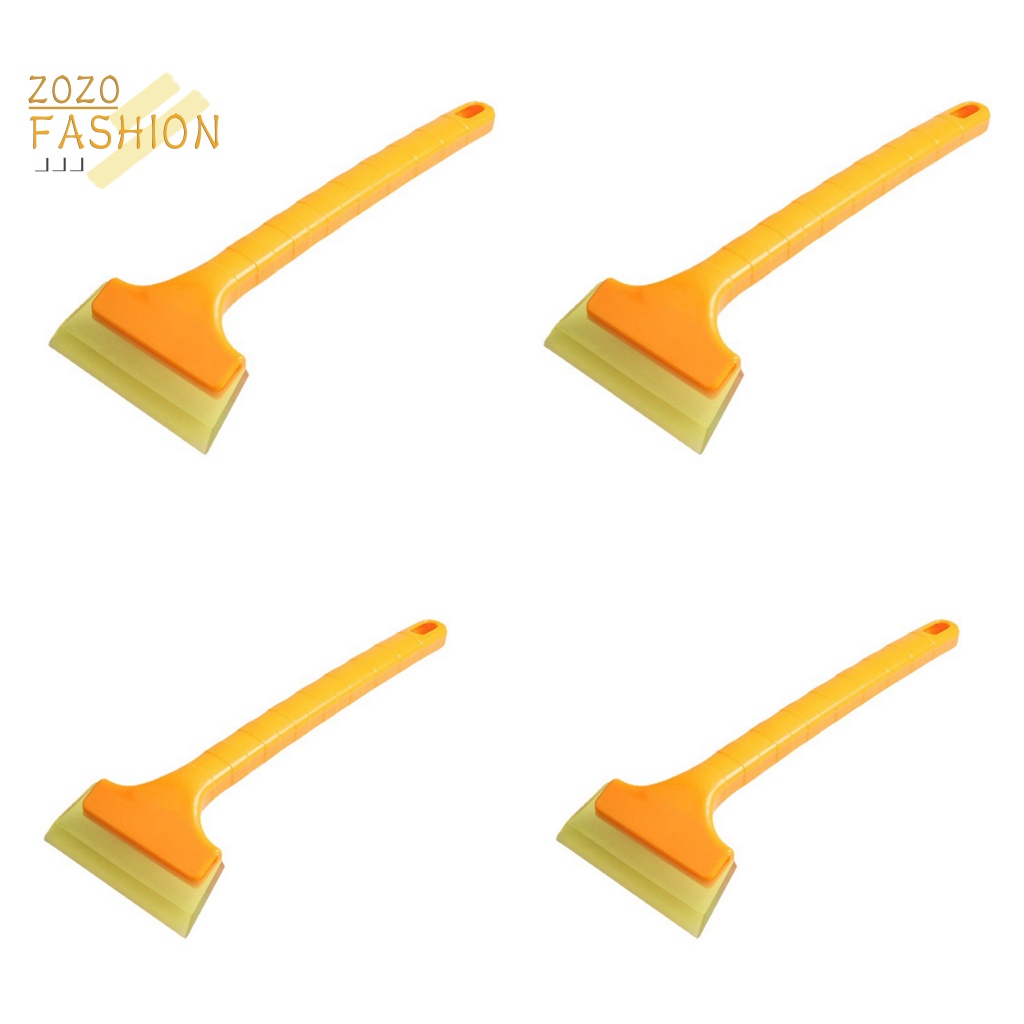 Bộ 2 Dụng Cụ Làm Sạch Tuyết Cho Kính Chắn Gió Xe Hơi Thiết Kế Tay Cầm Dài Tiện Lợi