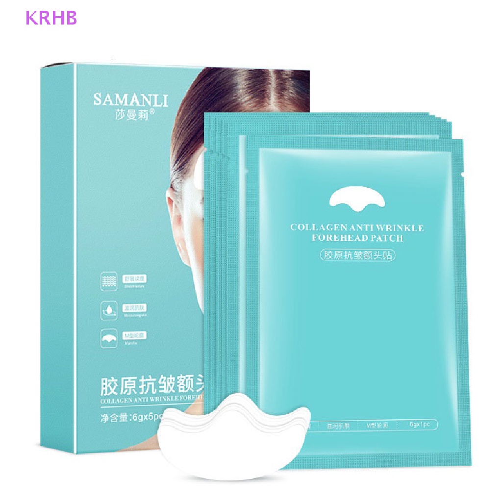 Bộ 5 Miếng Dán Dưỡng Ẩm Chống Nếp Nhăn Và Lão Hóa Cho Vùng Da Trán