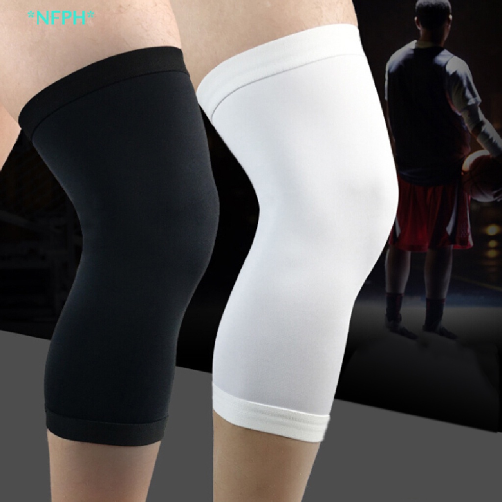 1 Băng Quấn Bảo Vệ Đầu Gối Co Giãn Thoáng Khí Hỗ Trợ Chơi Bóng Rổ Mới
