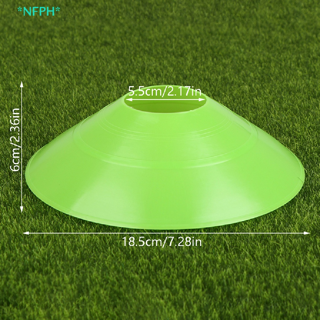 Set 5 Đĩa Hình Nón Bằng Nhựa Dùng Để Luyện Tập Đá Banh Mới