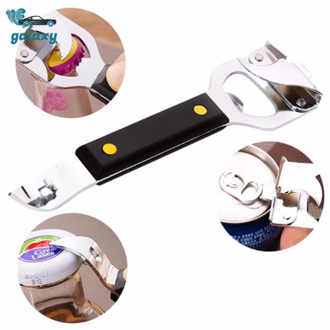 Galaxy Dụng Cụ Mở Nắp Chai Đa Năng Bằng Thép Không Gỉ