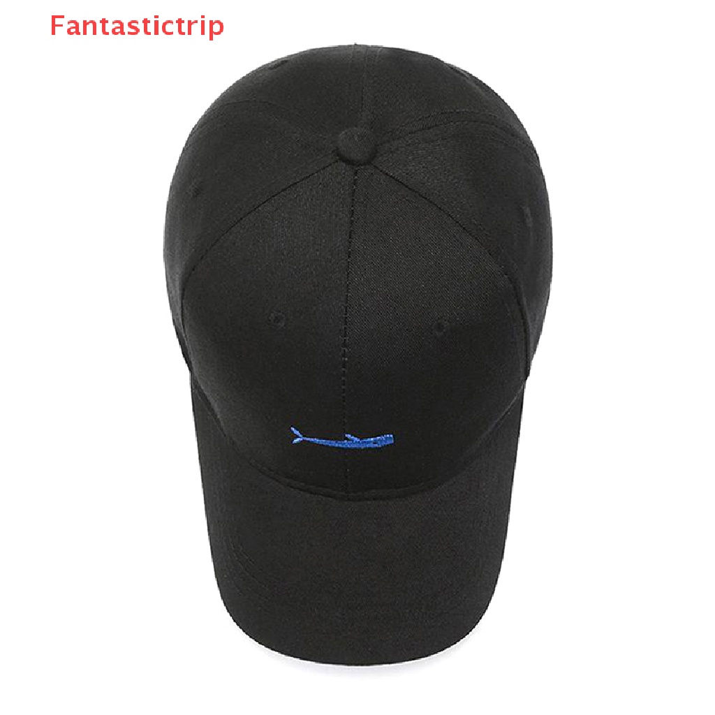 Mũ Lưỡi Trai Thêu Hình Cá Phong Cách Retro Thời Trang Mùa Hè Mới Cho Nam Nữ