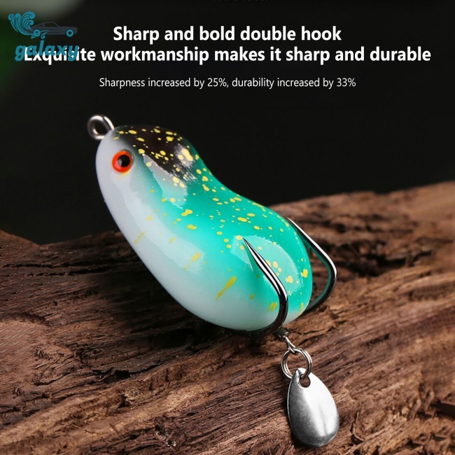 Galaxy Mồi Giả Nhử Cá Hình Ếch Thỏ 4cm / 5cm Gắn Kèm Lưỡi Câu