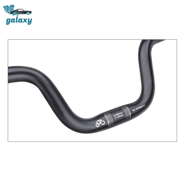 Galaxy Tay Lái Xe Đạp Hình Chữ U 25.4x580mm Bằng Hợp Kim Nhôm Cao Cấp