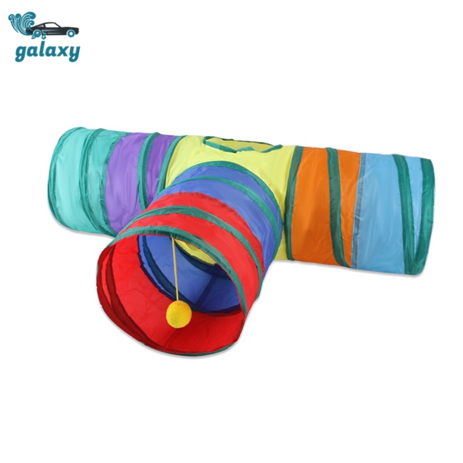 Galaxy Đường Hầm Đồ Chơi Nhiều Màu Sắc Cho Thú Cưng