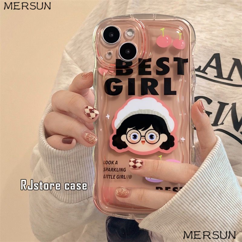 ✅Ốp Điện Thoại Dẻo Họa Tiết Cô Gái Dễ Thương Cho Iphone Xr12 x / 14 ins / plus Sweets 11iPhone13promax Niche