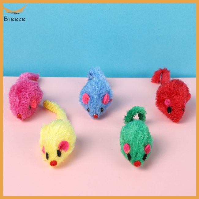 Đồ Chơi Chuột Giả Nhồi Bông Nhiều Màu Sắc Dùng Huấn Luyện Cho Thú Cưng