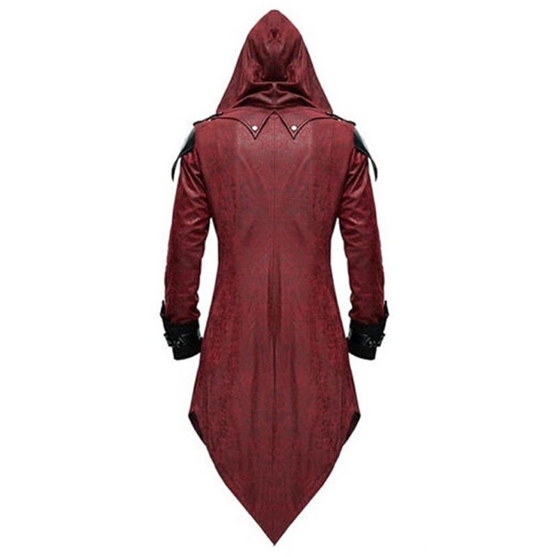 Áo Khoác Hóa Trang Halloween Phong Cách Gothic Thời Trung Cổ Cho Nam