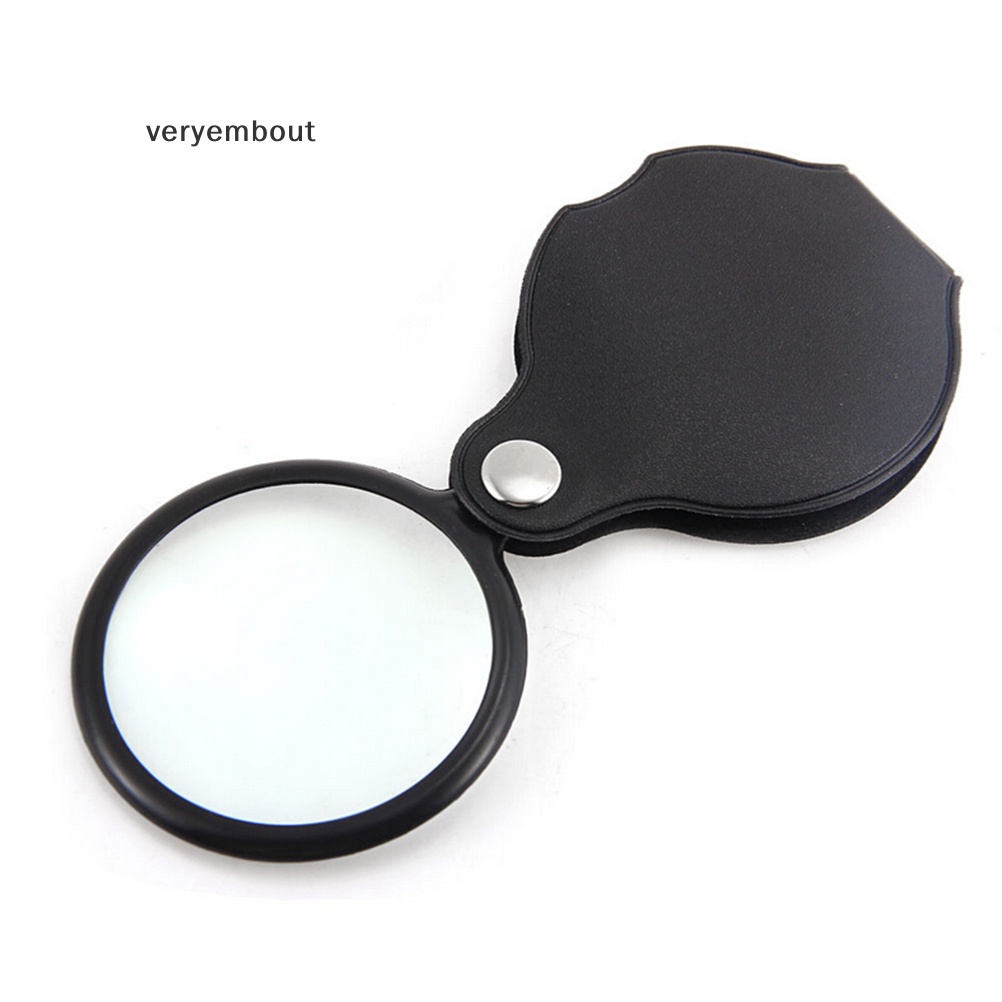 Kính Lúp Mini Bỏ Túi 5X50mm Tiện Dụng