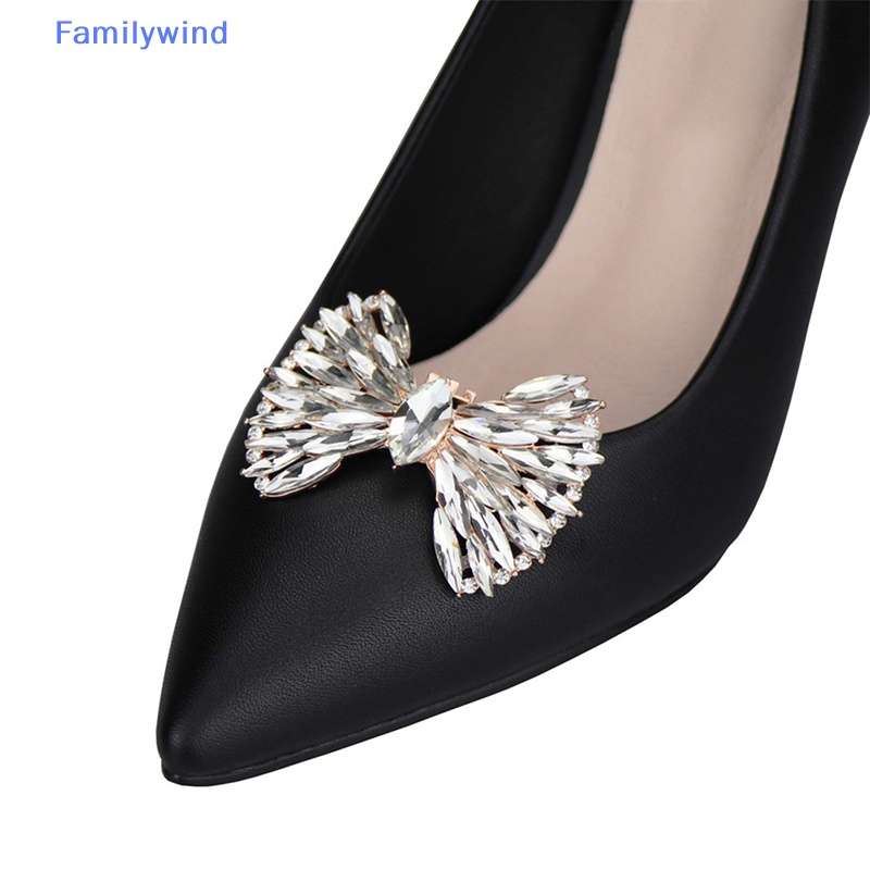 Phụ Kiện Nơ Đính Đá Lấp Lánh Trang Trí Giày Cho Nữ