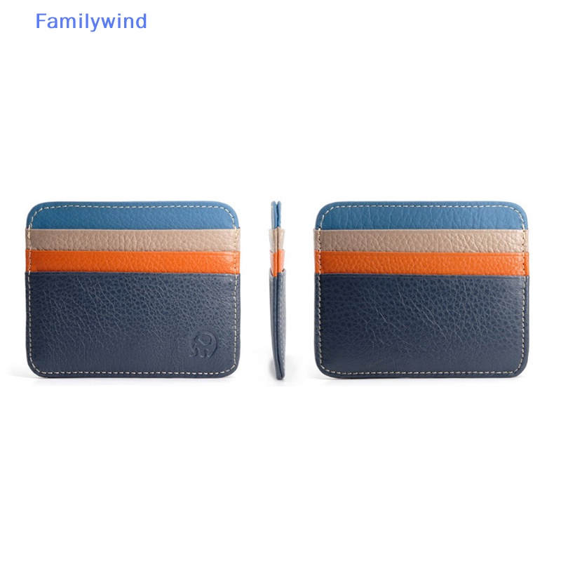 Ví Da Thật 100% Đựng Tiền Xu / Giấy Tờ Hình Đầu Voi Tròn Nhỏ Nhắn