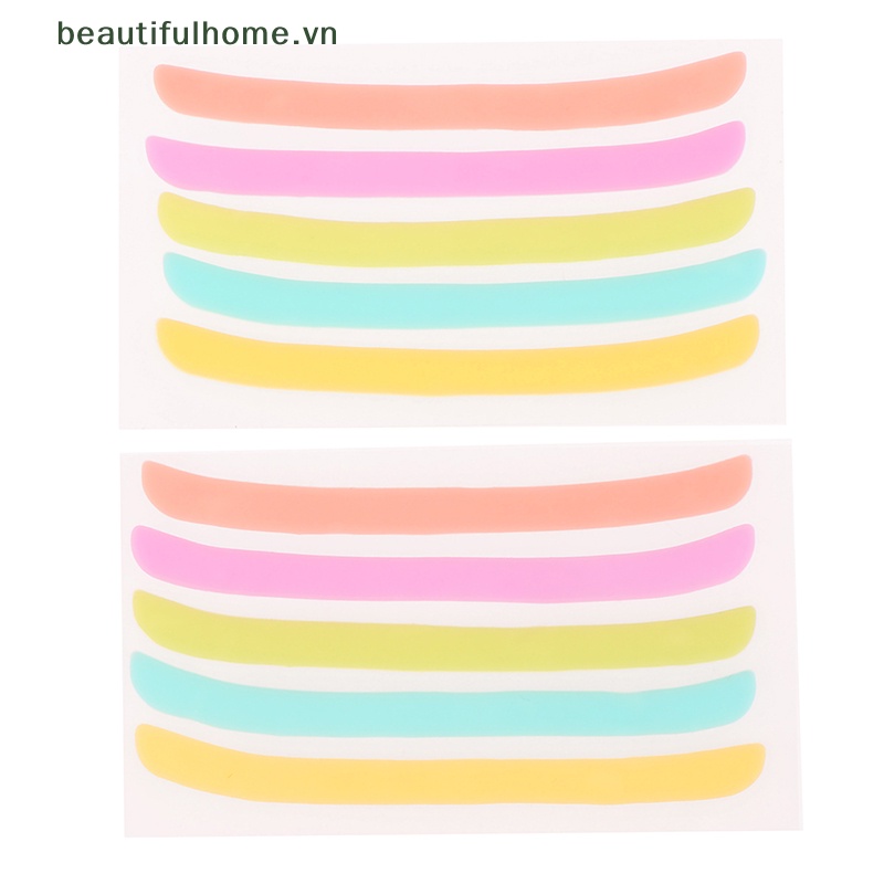 Bộ 5 Cặp Đệm Silicone Uốn Cong Lông Mi