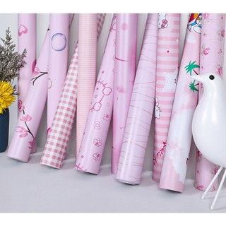 Combo 10m giấy dán tường mẫu hello kitty dễ thương khổ 45cm