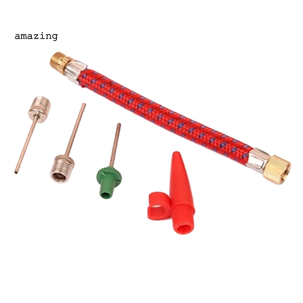 Set 5 Đầu Nối Van Bơm Hơi Lốp Xe Đạp / Bóng Đá