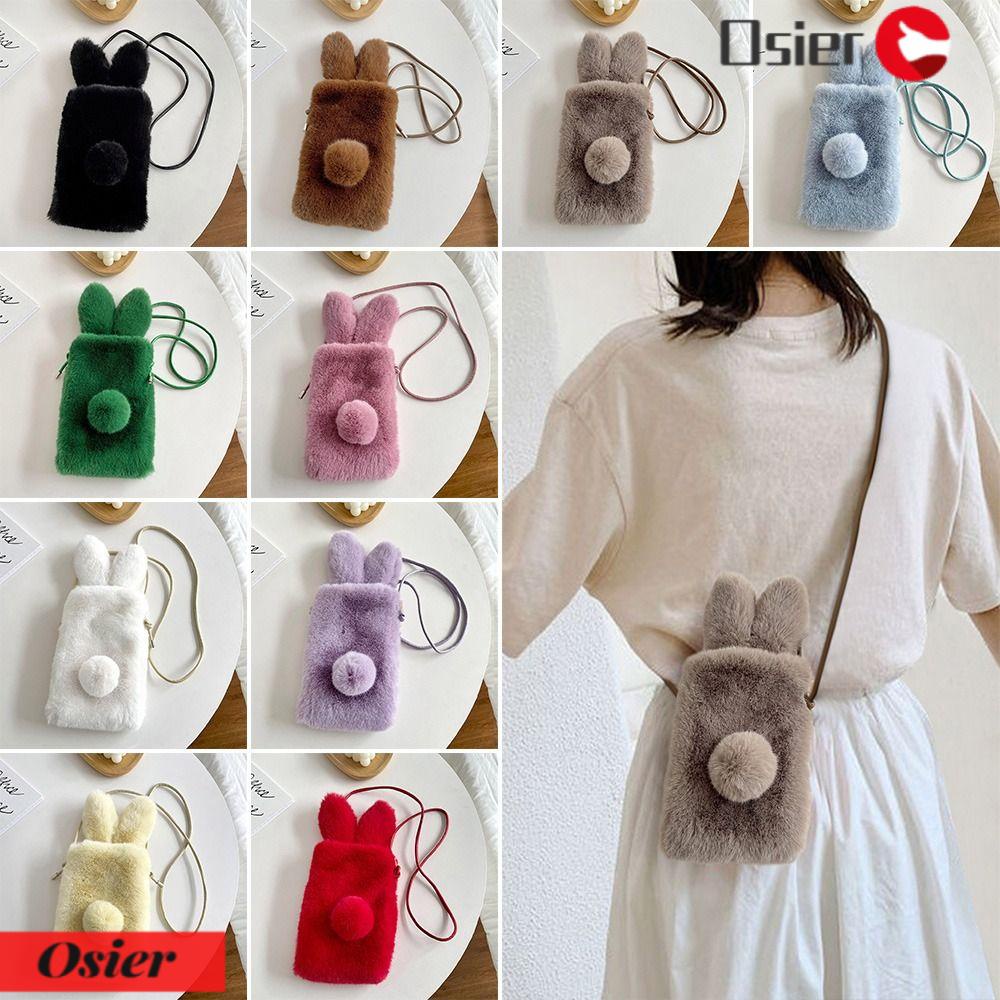 Túi Đeo Chéo Đựng Điện Thoại / Tiền Xu Hình Tai Thỏ Thời Trang Nữ 1