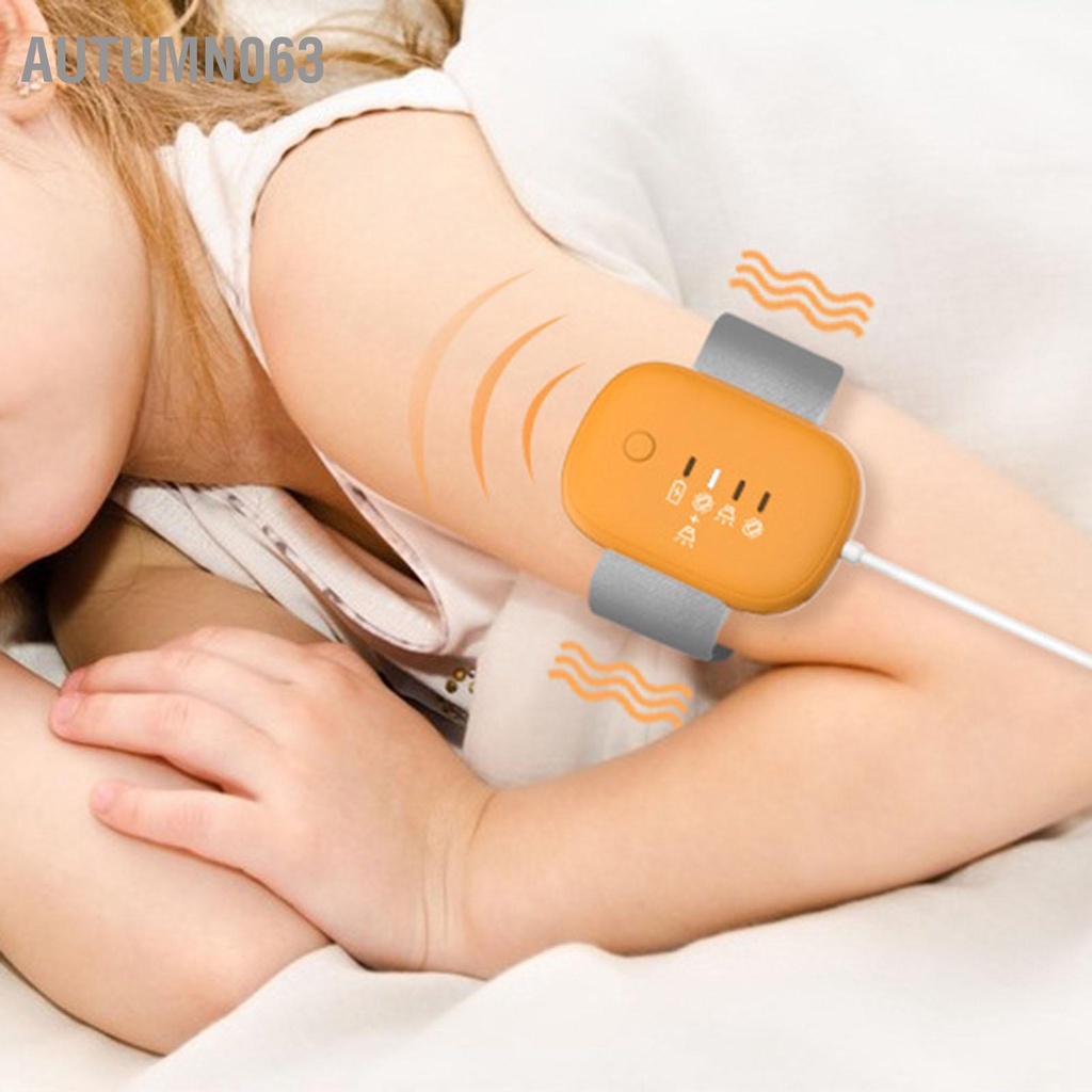 Autumn063 Màn hình đái dầm Báo động kéo dài màu cam cho bé trai gái Trẻ em