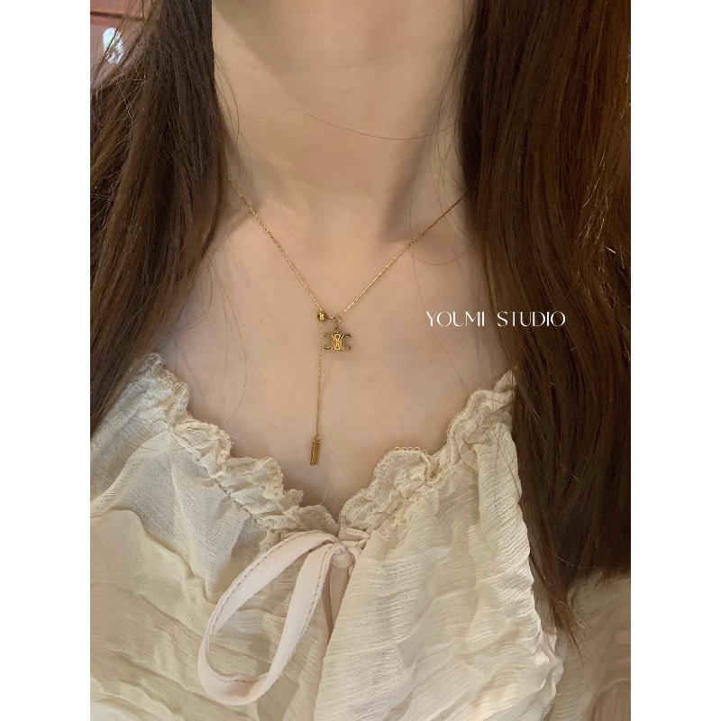 Vòng cổ Titan Mạ VàNg 18K Đơn GiảN