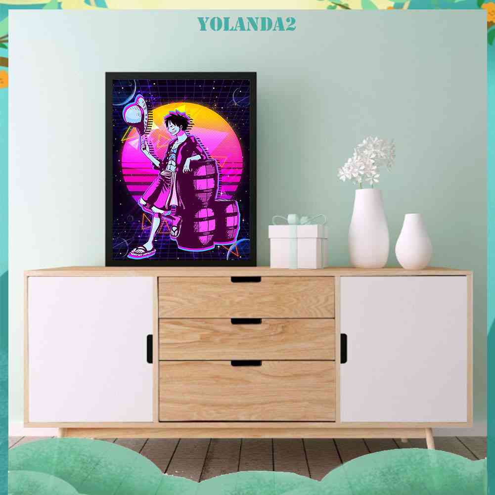 Bộ Tranh Đính Đá 5D Họa Tiết Hoạt Hình Độc Đáo DIY Dùng Trang Trí Nhà Cửa