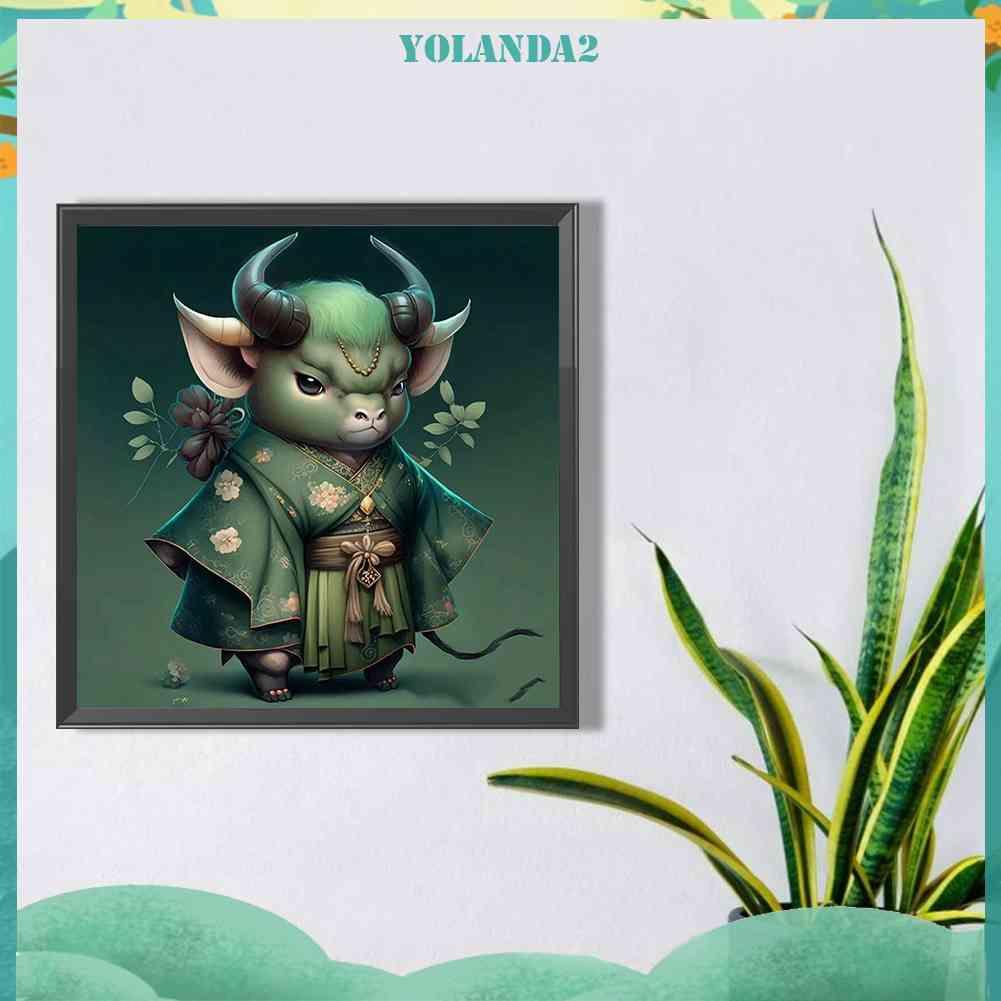 Tranh Đính Đá Kim Cương Toàn Bộ 5D DIY Hình Vẽ Gia Súc Trang Trí Nhà Cửa