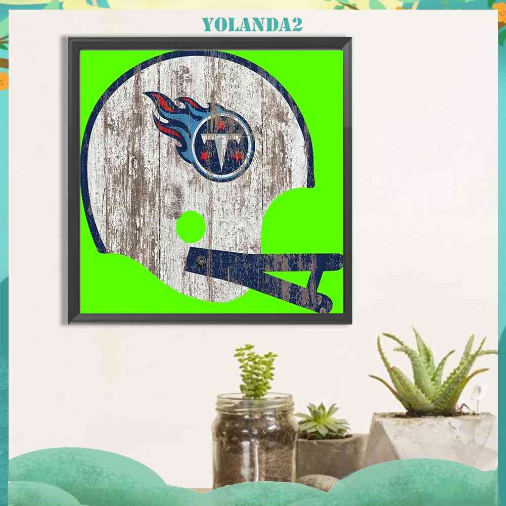 Tranh Đính Đá Kim Cương Toàn Bộ 5D DIY Hình Tennessee Titans