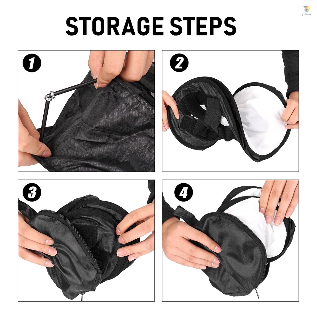 Hộp Tản Sáng Flash Mini 410mm Đa Năng Có Thể Gập Lại Dễ Dàng Gấp Gọn