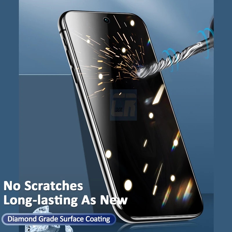 Kính cường lực chống nhìn trộm chống vân tay cho Redmi Note 13 12 12s 11 11s 10 10s 9 9s 8 7 7s 6 Pro Max Plus 5G 4G 2023