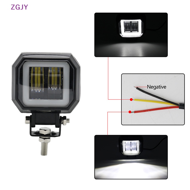 Đèn Pha Led Sương Mù 20W 12V 24V SUV Dành Cho Xe Mô Tô Jeep ATV Mới