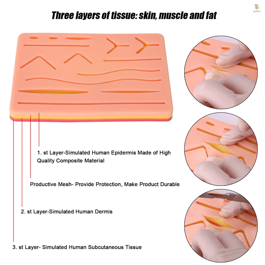 Bộ Mô Hình Dụng Cụ Phẫu Thuật Bằng Silicone Dành Cho Học Sinh