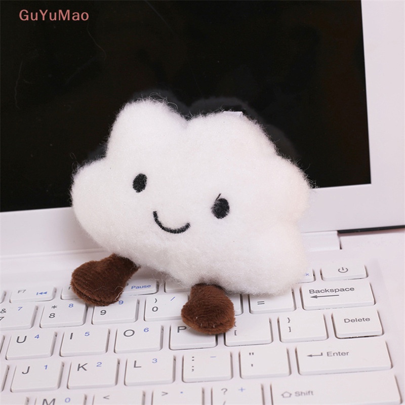 [cxGUYU] Móc Khóa Búp Bê Nhồi Bông Hình Đám Mây Trắng Dễ Thương Cho Cặp Đôi / Túi Xách PRTA