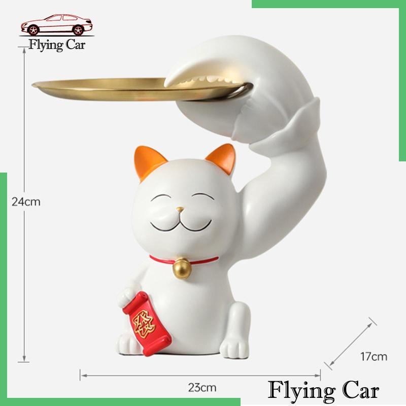 Tượng Mèo Bằng Nhựa Resin Sáng Tạo Cho Trang Trí Nhà / Tiệc Lzdjfmy2