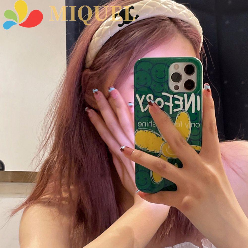 Băng Đô Cài Tóc Bằng Xốp Pu Họa Tiết Kẻ Ô Phong Cách Hàn Quốc Sang Trọng