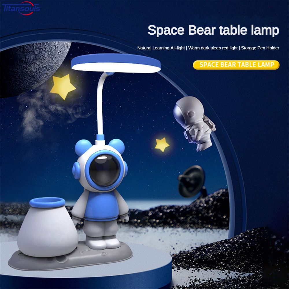 Đèn Bàn LED Đèn Ký Túc Xá Học Tập Đèn Ngủ Hình Gấu Trang Trí Đọc Sách Bảo Vệ Mắt Phòng Ngủ Sinh Viên VN