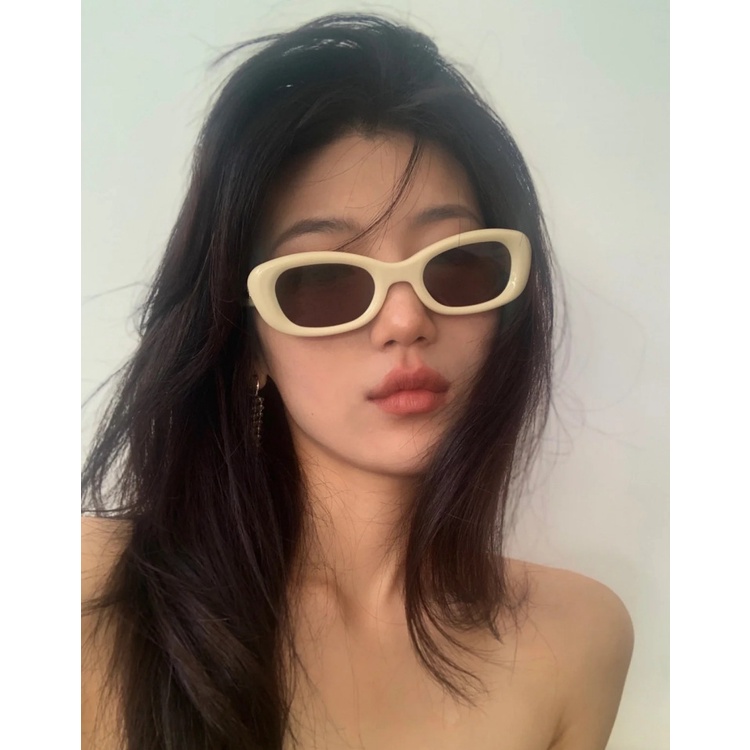 Kính Mát Gọng Vuông Phong Cách retro Thời Trang Cho Nữ